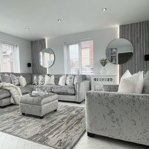 Acoustic Panel Large Oxide Look