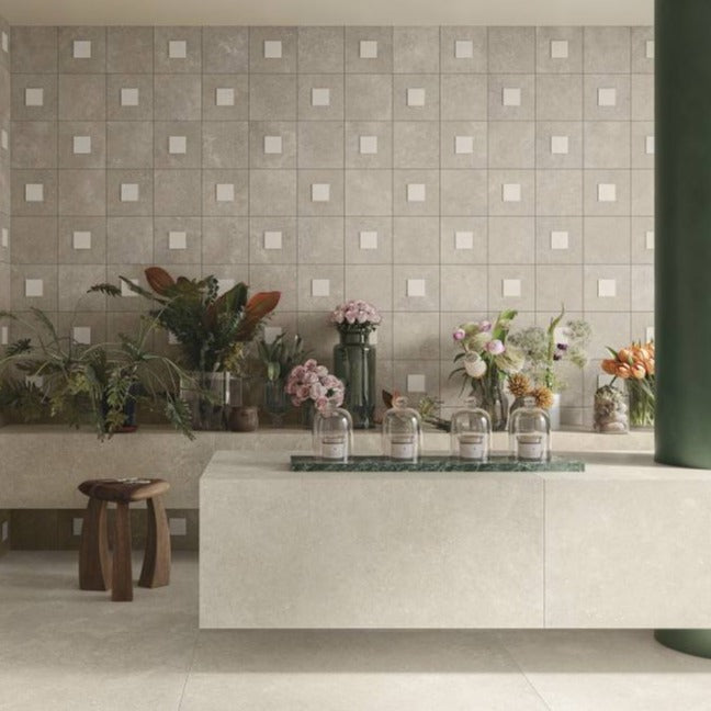 French Limestone Mosaic