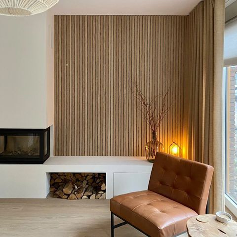 Acoustic Panel Large Wood Look