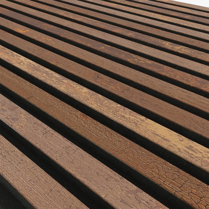 Acoustic Panel Large Oxide Look