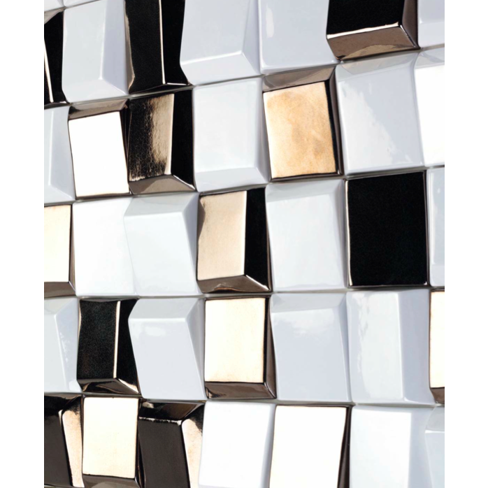 Douro panel with Gold and Pearl mixed colours