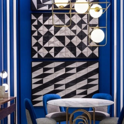 Tejo Black & White Tiles Panels