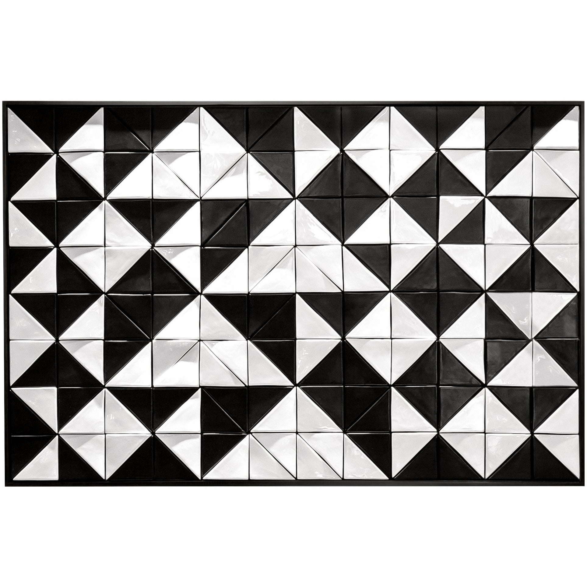 Tejo Black & White Tiles Panels
