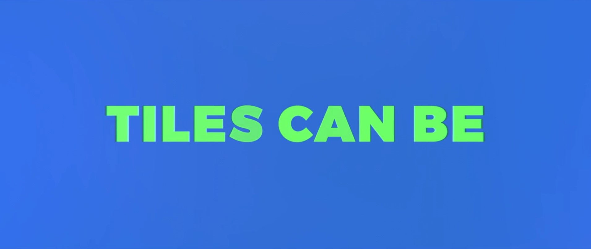 February's products trailer: Ceramic tiles