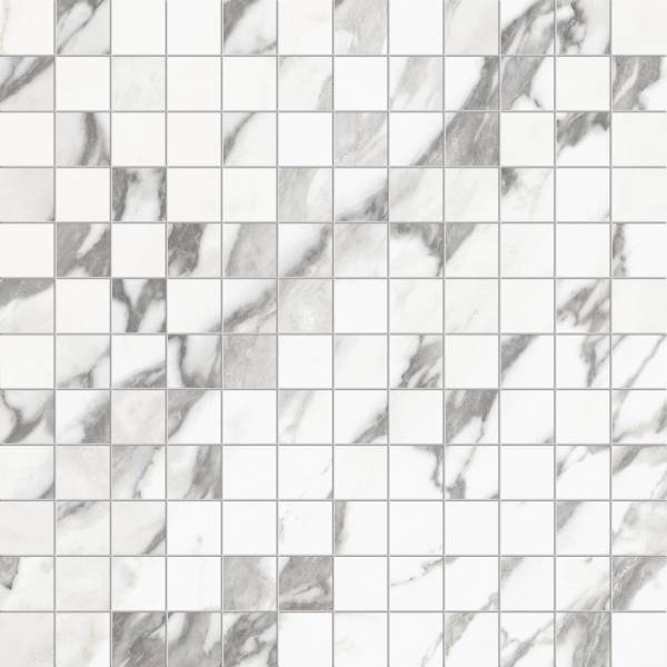 White marbles mosaics