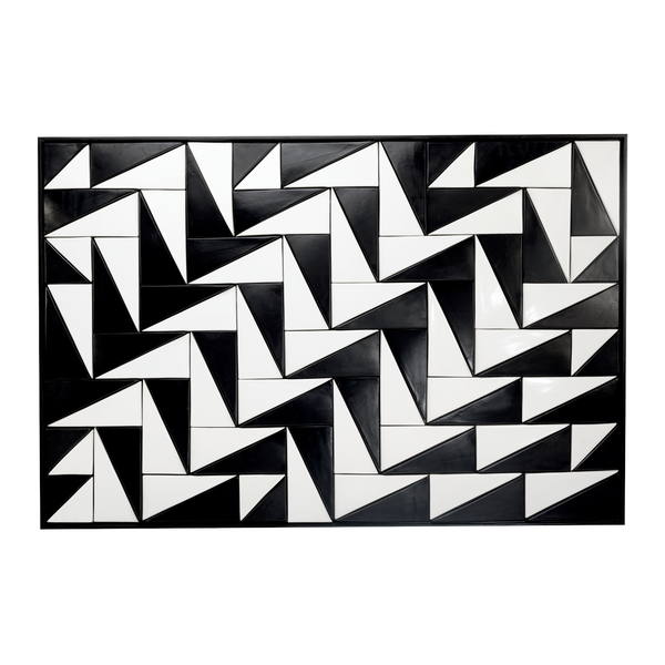 Tejo Black & White Tiles Panels