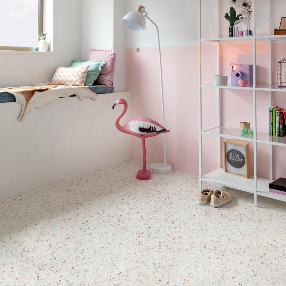 Terrazzo look pvc/vinyl floors