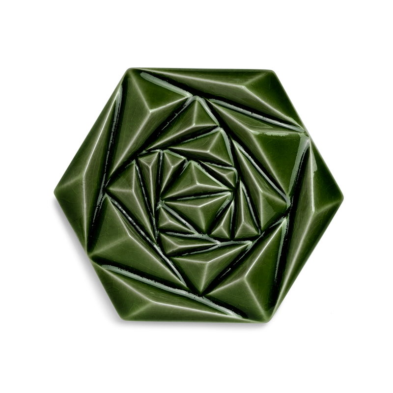 Floral 3D tiles